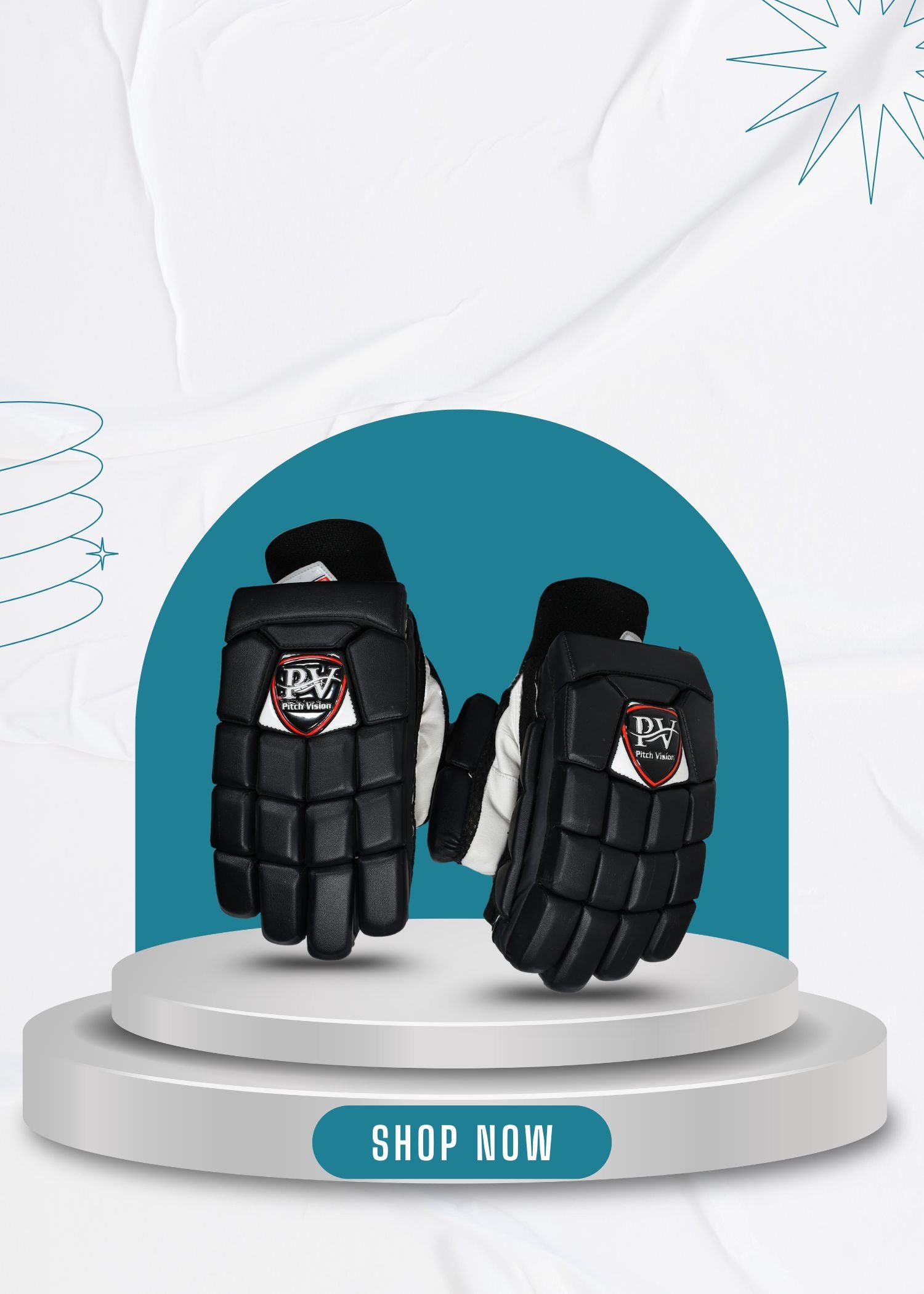 Pitch Vision Cricket Gloves