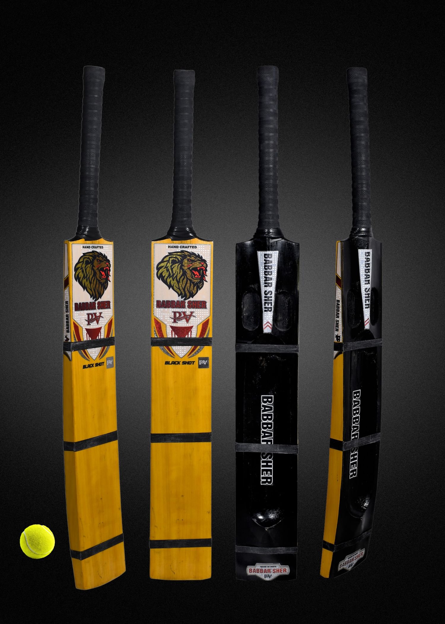 Single Blade Yellow Black Babber Sher