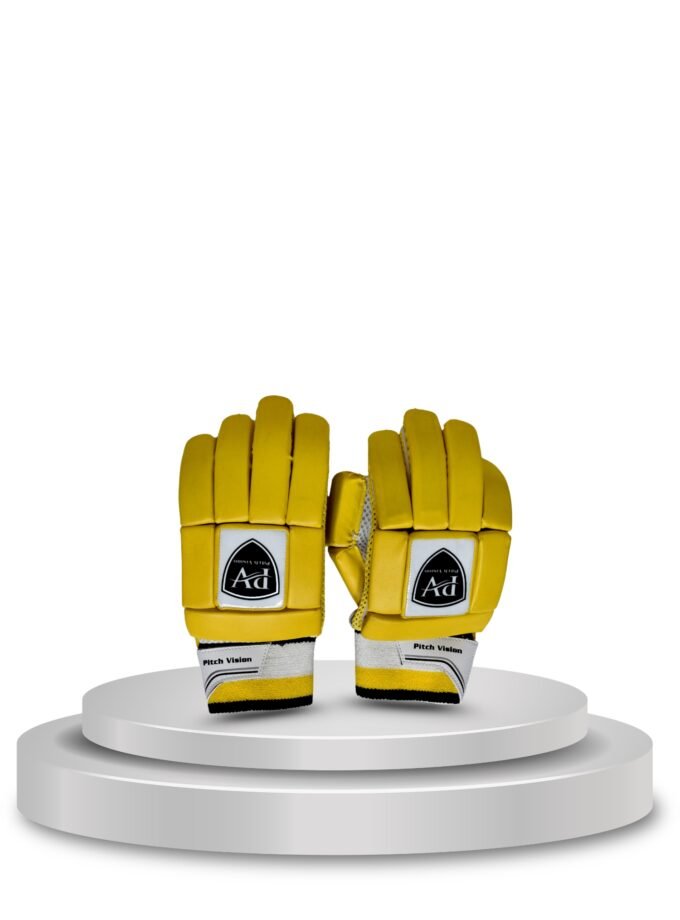 PV Yellow Batting Gloves
