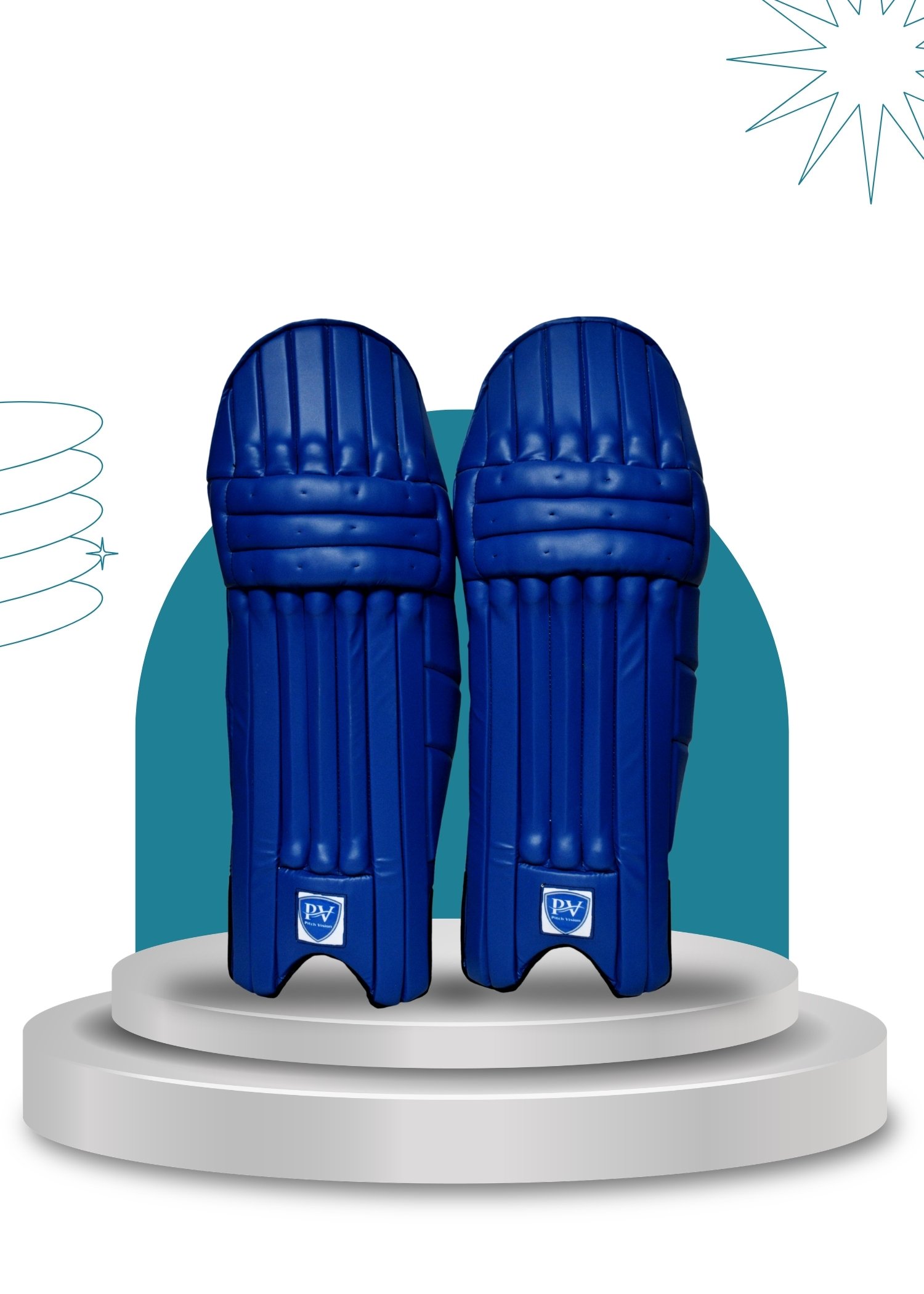 PV Blue Batting Pads